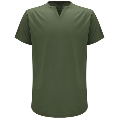 Casual Solid Color Athletic T-Shirt for Men