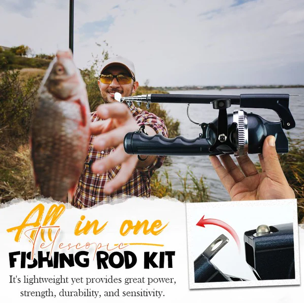All-in-one Telescopic Fishing Rod Kit