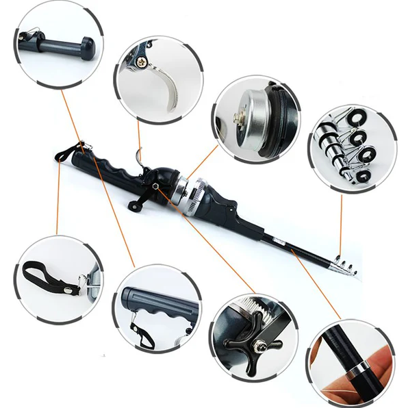 All-in-one Telescopic Fishing Rod Kit