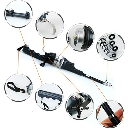 All-in-one Telescopic Fishing Rod Kit