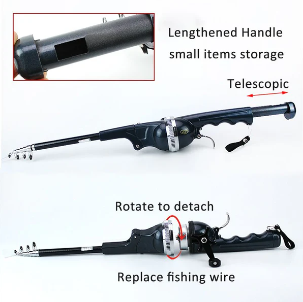 All-in-one Telescopic Fishing Rod Kit
