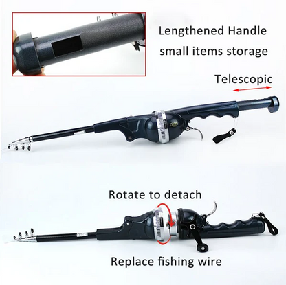 All-in-one Telescopic Fishing Rod Kit